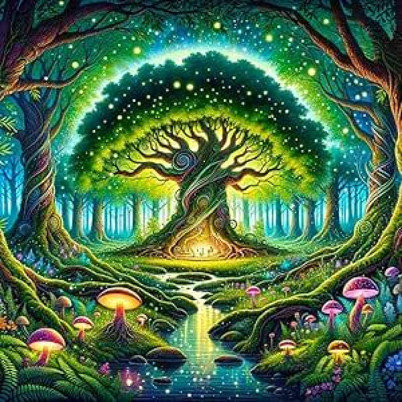 OkarinaArt Deimantinė tapyba suaugusiems Gyvenimo medis, 