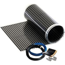 Infraraudonųjų spindulių šildymo plėvelė Elektrinis grindų šildymas 100 cm rinkinys 220 W/m² 4,5 m² Efektyvus ir ekonomiškas šildymas naujai statybai arba senų pastatų renovacijai [A+++ energinė klasė]