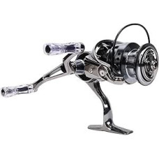 Dilwe Spinnrolle, Angelrolle, Leicht, 4 Kg, Bremse, 5,2:1 Übersetzungsverhältnis, Salzwasser, Süßwasser, Zum Köderfischen
