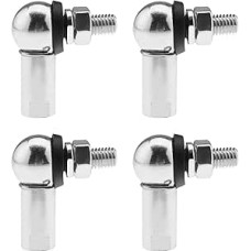 4-teiliges Winkelgelenk-Set, mit Federclip, Staubdichtung, CS DIN 71802, Getriebegestänge, M10 (RH)