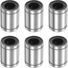 išteklių žemėlapis LM12UU Linearkugellager, 12 mm Bohrungsdurchmesser, 21 mm Außendurchmesser, 30 mm Länge, doppelseitige Gummidichtung, lineares Bewegungslager für 3D-Drucker, CNC-Maschinen-Anwendungen
