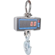 Asixxsix 2000 kg 4400 lb Digital Hanging Scale, 5 Digit Display, 0.8 Inch LED Screen, Industrial Crane Scale with Remote Control, Scale for Farm, Factory Construction, Fishing