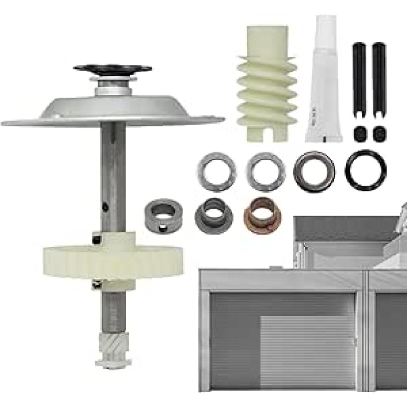 Zahnrad- und Ritzel-Ersatz-Set - Kettenrad-Kit, Öffner, Edelstahl-Getriebe-Set, verschleißfest, geräuscharm, Ersatzset, Schnecken-Heimwerkzeuge für Profis