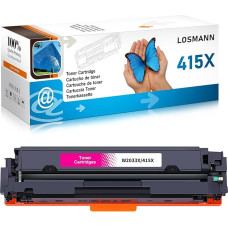 LOSMANN 415X toneris suderinamas su HP 415X 415A W2033X W2033A tonerio kasete, skirta HP Color LaserJet Pro MFP M479fdw M479fdw M479fnw M479fdn M479dw M454dn M454dw M479 M454dw M479 M454 M480f (purpurinės spalvos)