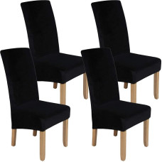 Colorxy Spandex audinys Stretch Valgomojo kėdė Slipcovers Namų dekoro rinkinys 4