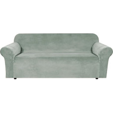H.VERSAILTEX Stretch Velvet Sofos dangteliai Didelės sofos dangteliai Baldų apsauga Minkštas su neslystančiu elastingu dugnu Storas patogus turtingas veliūras (ypač plati sofa 89