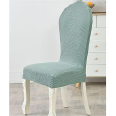 XGANGM Stretch kėdžių užvalkalai, 4 / 2 kėdžių užvalkalai, elastingi, nuimami, skalbiami, apvalus atlošas, universalūs užvalkalai kėdėms, kėdžių užvalkalai virtuvei, restoranui, vestuvėms, #10, 2 vnt.