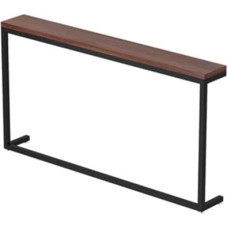 Generisch Schmale Konsolentische für Flur und Eingangsbereich, Ablagefläche hinter dem Sofa, Marmor-Spiegel-Display, moderner Eingangstisch, brauner Holz-Konsolentisch, schmaler Sofa-Flur-Eingangstis