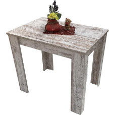 Möbel SD Valgomojo stalas Virtuvės stalas Canyon White Pine 86 x 60 cm