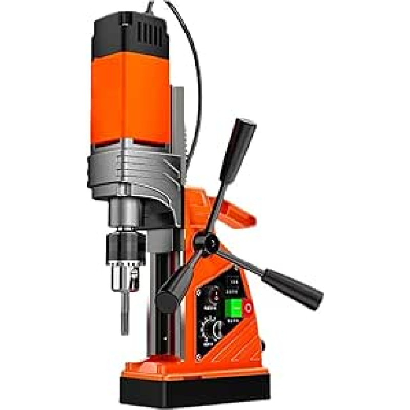 Tischbohrmaschine, Magnetinė Bormaschine, 1380 W, Verstellbare Magnetische Bohrmaschine For Den Bau Von Stahlkonstruktionen In Industriequalität(8813c)