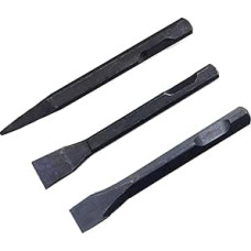 T2 suspausto oro plaktukas, suspausto oro kastuvas, kaltinis plaktukas, kastuvas, suvirinimo šlakas, suspausto oro kastuvas (3 vnt. oro kastuvo galvutė)