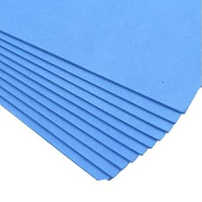 Bunte EVA-Schaumstoffplatten for Basteln for Kinder - 10er-Pack 40 x 60 cm - perfekt for DIY-Kunstprojekte.(Blue)