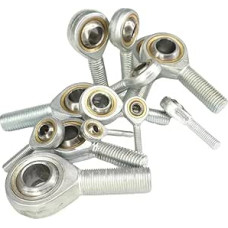 Kairės/dešinės pusės sriegis tinka 3/4/5/6/8/10/12 mm vyriškojo guolio plieninis strypo galo jungties guolis (3 mm M3, kairysis sriegis)