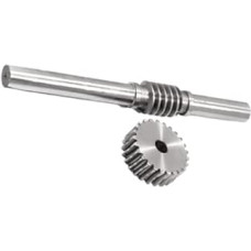 2 Modulus Schneckenstangenrad-Kit, 2M 25T 45 Stahl Untersetzungsverhältnis 1:25 Schneckenstange, Zahnrad mit Prozessloch