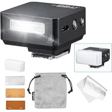 GODOX IT20 S fotoaparato blykstė su baltu difuzoriumi, IT20S TTL mini blykstė, 1,5 sekundės atkūrimo laikas, suderinama su 