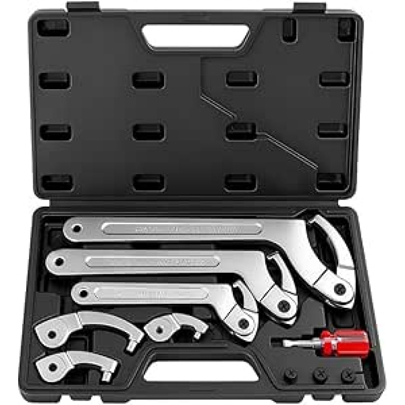 Verstellbarer Schraubenschlüssel Shock Adjustment Tool Hakenschlüssel für Rohre Heizung