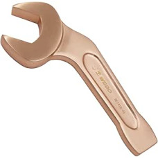 WEDO sulenktas atviro galo užrakinimo raktas 45 laipsnių kampu be kibirkšties saugumo raktas berilio vario nemagnetinis DIN standartas BAM FM sertifikatas 190 mm x 32 mm