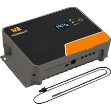 MPPT Solarladeregler 40A, APP-Steuerung, Hintergrundbeleuchtung, LCD12V/24V/36V/48V Batterieregler für LiFePO4, SLD, Gel, FLD, AGM Batterie, RV, Marine, Negative Ground