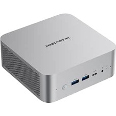 Mini PC MINISFORUM M1 Pro-125H, Intel Core Ultra 5 125H (14 Cores/18 Threads, up to 4.5GHz), 32GB DDR5 RAM, 1TB M.2 PCIe 4.0 SSD, USB 4/Raid/OCuLink/Wi-FI 7/BT 5.4, 4K Quad Display