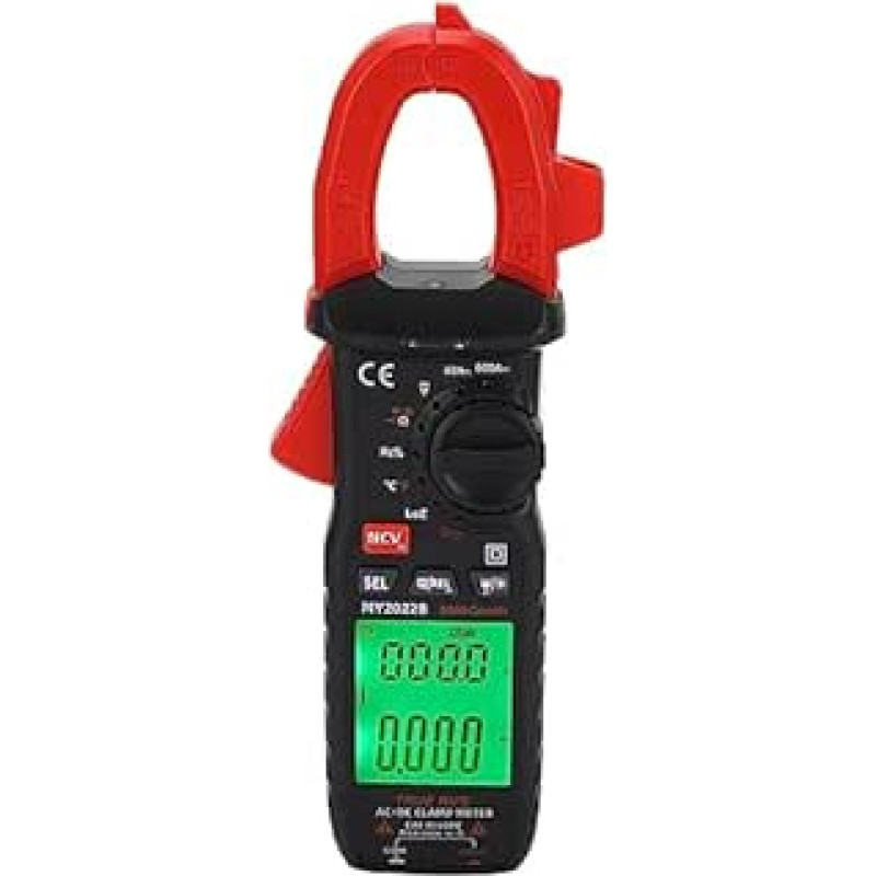 EMUKOEP Hochgenauige Intelligente Multimeter -Digitalklemme Messgerät CC -Strom Tester mit Backbeleleuchtung LCD Bildschirm für die Resistenzmessung