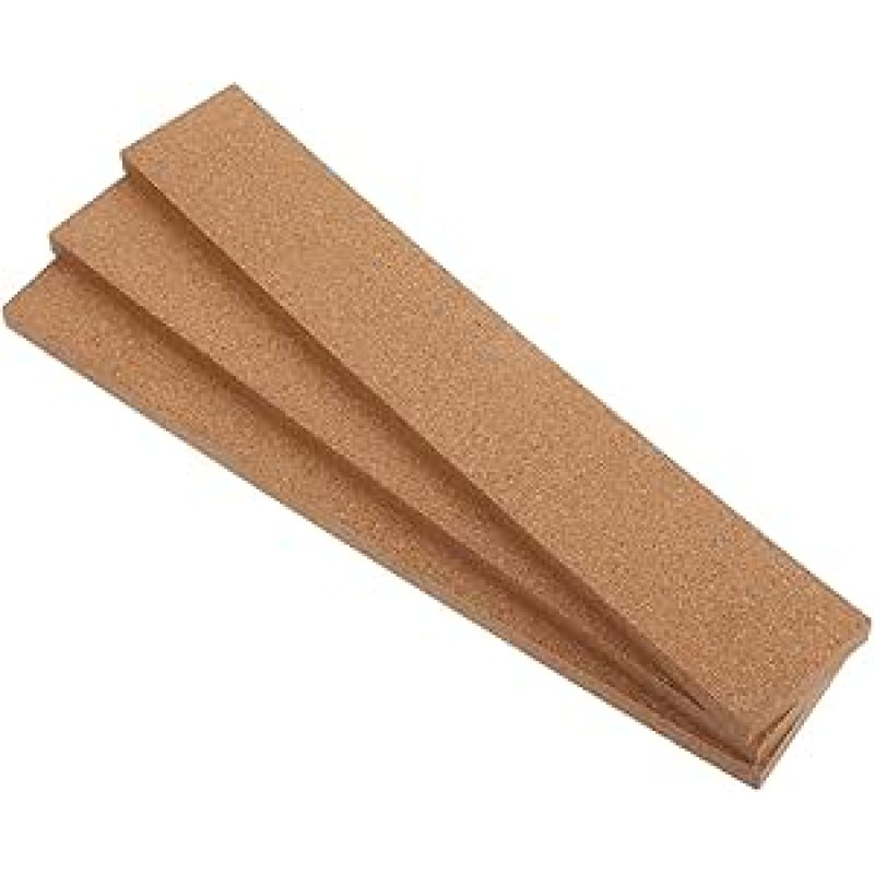 HOMSFOU 3 Stück Rahmenlose Korkstreifen Selbstklebend 30x5cm Kork Pinnwandstreifen für Wanddekoration und Memo Natürliche Korkleiste Wiederverwendbar Formstabil für Büro Zuhause