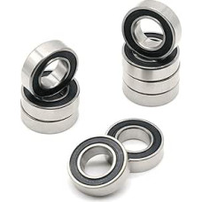 Lager, 10 Stück SMR63RS ABEC-7 3 x 6 2,5 mm Edelstahl-Miniaturkugellager SMR74RS SMR84RS SMR106RS SMR128RS SMR148RS (SMR106RS 3),Verbesserte Haltbarkeit(SMR128RS 8X12X3.5)