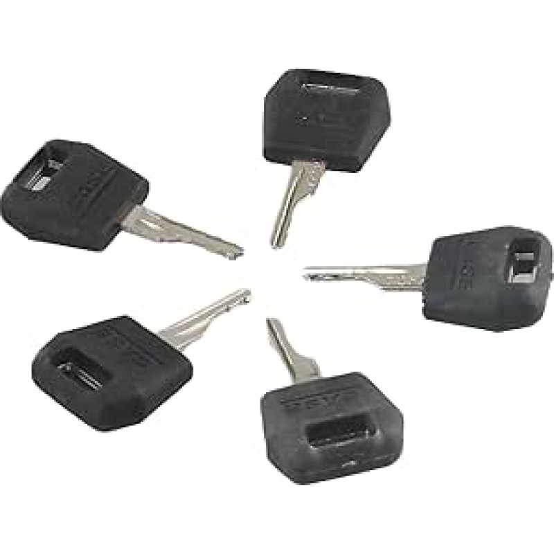 Zündschlüssel 5 teilig 1964831C2 für Koffertraktor, Dozer und Schwergerätemodelle einschließlich 3394, 4494, 5120, 5130 und kompatibel mit div