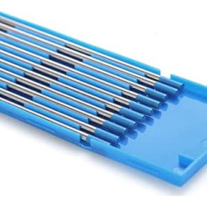 TEN-HIGH volframo elektrodai TIG 2% lantano WL20 (mėlyni) 2,0 mm x 175 mm 10 vnt. pakuotėje
