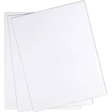 3er-Pack 9 mm weiße PVC-Schaumstoffplatten - leichtes und langlebiges Polyvinylchlorid for Art.-Nr(0.9x30x40cm)
