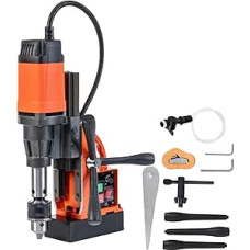 1400 W universalus magnetinis gręžtuvas su judesio jutikliu ir aušinimo skysčio rezervuaru - 1-3/8 colių HSS frezos Max. skersmuo, 1,4 colio gręžimo gylis, skirtas tiltų statybai MD-S30