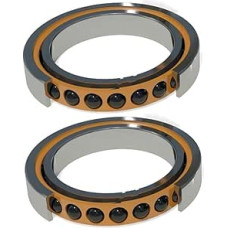 1 Paar 7007AC HQ1 35x62x1 4 7007 Schrägkugellager Spindel Lager Si3N4 Keramik