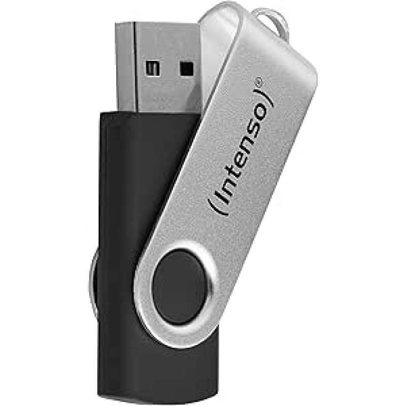 Intenso Office Line USB Stick 128 GB, Super Speed USB-A 3.2 Memory Stick with up to 70 MB/s, Robust Plastic Metal Housing, Silver-Black: Amazon.de: Computers & Accessories