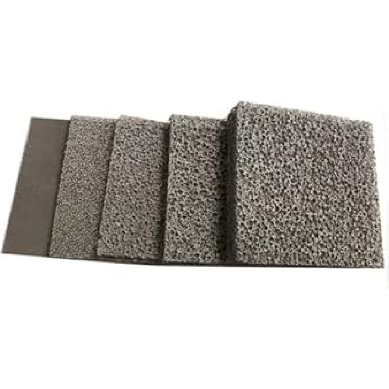 5 Stück poröse Schaum-Nickel-Katalysator-Trägerelektrode - Hochleistungs-Experimentalmaterialien(200x200x5mm/110ppi)