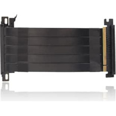 Dpofirs PCIE 4.0 X16 GPU Riser kabelis RTX 4090 4080 4060 serijai, RX 7000 serijai, lankstus didelės spartos PCI Express prailgintuvas vaizdo plokštei, PCIE 4.0 prailginimo kabelis (20 cm)