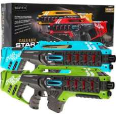 Star Team Laser Tag laser guns green blue