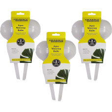 2 pcs. large watering balls for plants - 28 x 8.5 cm, 360 ml, watering balls for potted seedlings, self-watering, made of PVC (6 pcs.)