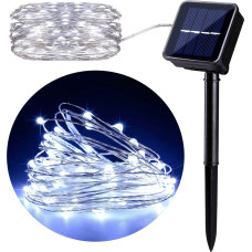Solar garden decorative lamp 100 LED 10m 600mAh GreenBlue GB164