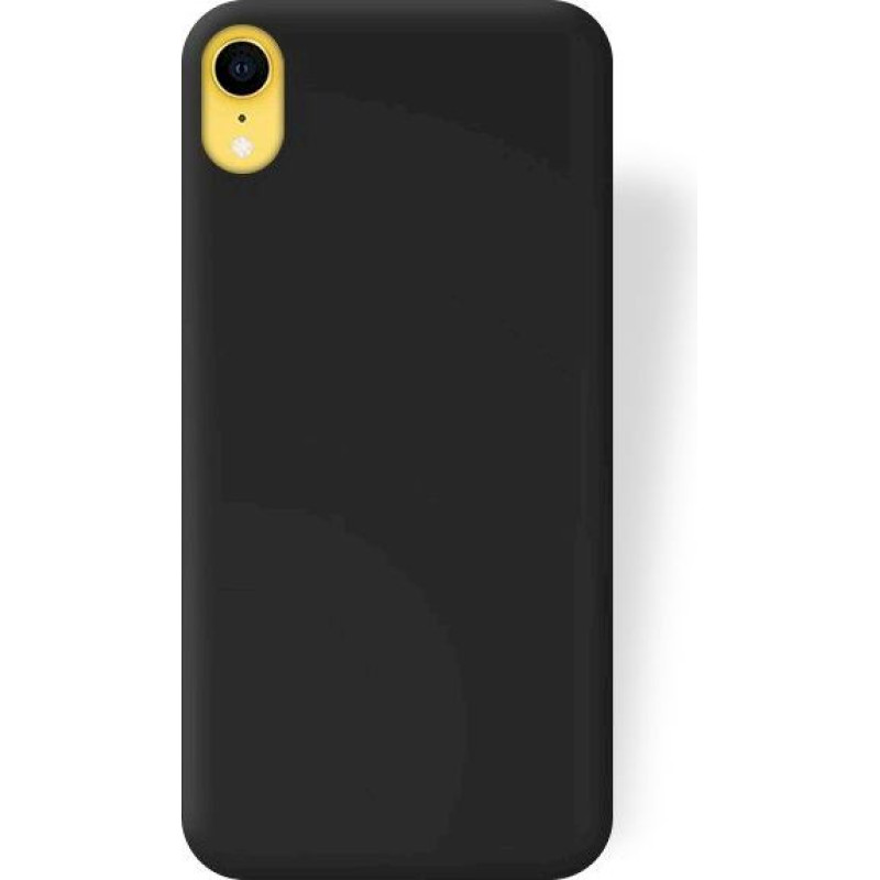 Fusion elegance fibre durable silicone protective case for Apple iPhone XR black