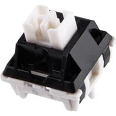 EPOMAKER Zebra 100pcs Linear Switches for Mechanical Keyboard. 5-pin 40gf Lubed Creamy Switch with POM Stem, 21 mm Spring Compatible with MX Keycaps.