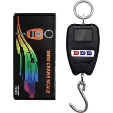 Kranwaage, Kranwaage 200 kg / 300 kg Wiegen Digitale Industrie-Hängewaage 200 kg / 441 lb Hochleistungs-Hängehakenwaage Edelstahl(Gold)