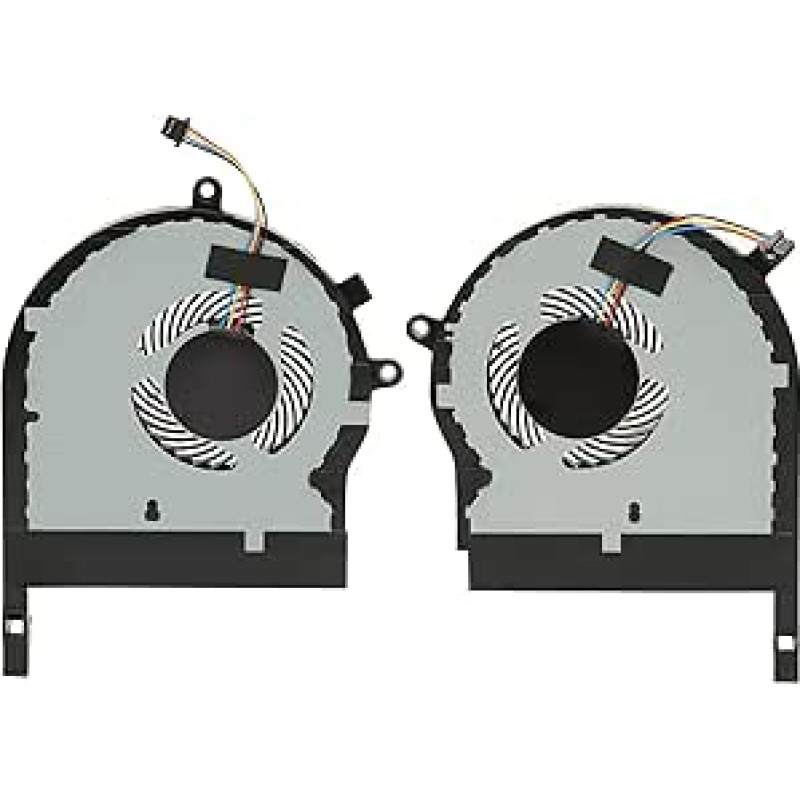 CPU GPU ventiliatorius, DC 5V 0,5A 4 kontaktų nešiojamojo kompiuterio ventiliatorius, skirtas ROG TUF Gaming FX504 FX80 FX80G FX80GE ZX80GD FX8Q FX504GD FX504GE GTX1050 (CPU ir GPU ventiliatorius)