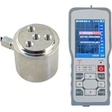 0-200 kg Button Cell Load Cell with Hand Display, RS232 Compressive Force Transducer for Industrial Applications, Reliable Data (50 kg)
