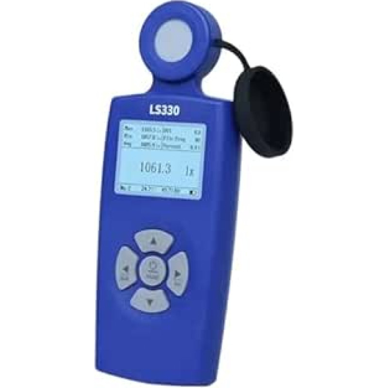 Belichtungsmesser, LS330 Spektrale Beleuchtungsstärke Meter Luxometer Licht Digital CCT UVI CRI Ra Lx FC Flimmern Frequenz