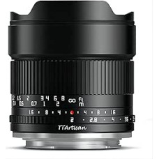 TTartisan 10mm F/2.0 itin plataus kampo objektyvas, suderinamas su 
