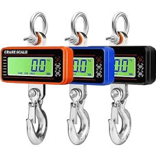 Hängewaage, 1500 kg/500 kg Digitale Kranwaa, 20 m Fernbedienung, 1000 kg schwere Hänwaa, LCD-Industrie-Hakenwaa, weiß, N/lb/kg(1500kg Black)
