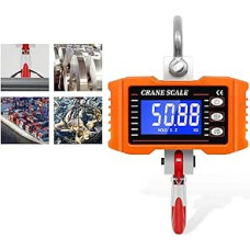 Skaitmeninės krano svarstyklės 500 kg / 1000 lb krano svarstyklės Skaitmeninės pramoninės sunkiųjų krovinių svarstyklės Didelio tikslumo elektroninės kablio krano svarstyklės Didelio tikslumo