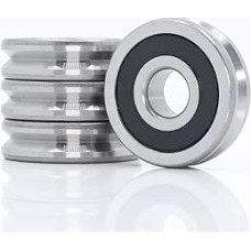 Rollenlager V103209 V-Nut Versiegeltes Kugellager 10x32x9mm Riemenscheibenradlager V2/2 3/2 4/2 5/2 6/2 Führungsschienen-Rollenlager(103209V5 2 4PCS)