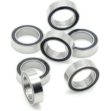 MR126RS guolis 10vnt. 6x12x4mm ABEC-7 Hobby elektrinis RC automobilis MR126 RS 2RS guoliai MR126-2RS juodas sandarus