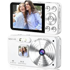 Skaitmeninis fotoaparatas, 2,8 colio LCD ekranas, kompaktiškas fotoaparatas su 64 GB TF kortele, 