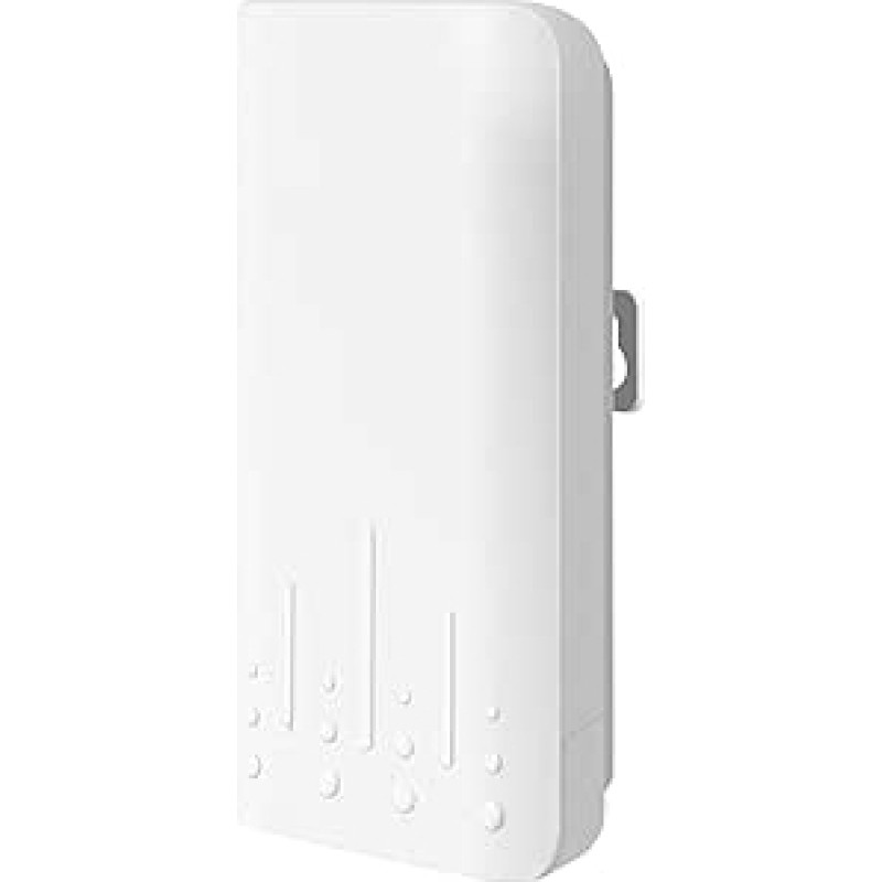 Lauko WLAN stiprintuvas, atsparus oro sąlygoms, IP65 WiFi kartotuvas su AP režimu, 2,4 GHz 300 Mbps WiFi plėstuvas, integruota paslėpta antena, darbinė temperatūra -40°C - 70°C, POE maitinimo šaltinis